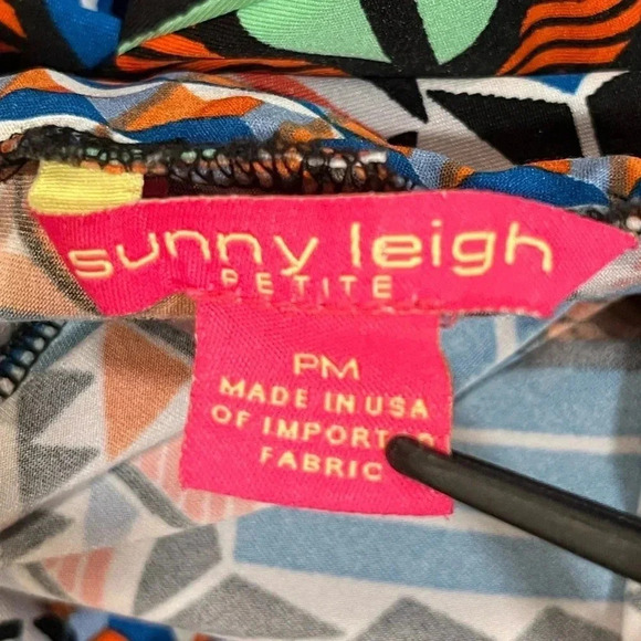 Sunny Leigh Bohemian Abstract Print Long Maxi Skirt Multicolor Womens Medium - Picture 4 of 9